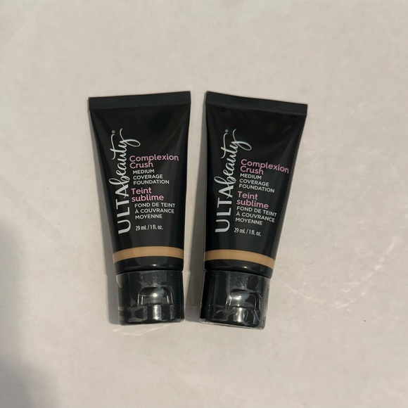 Ulta Beauty Complexion Crush Medium Coverage Foundation 1 oz SEALED x 2 FULL SZ - Picture 1 of 2